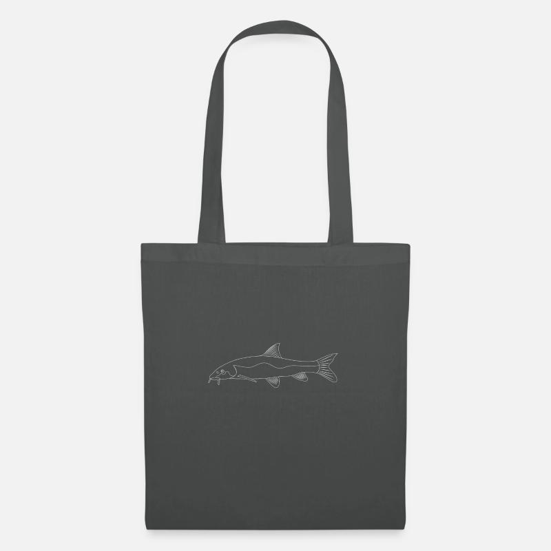 Barbe Fisch - Stoffbeutel - Graphite