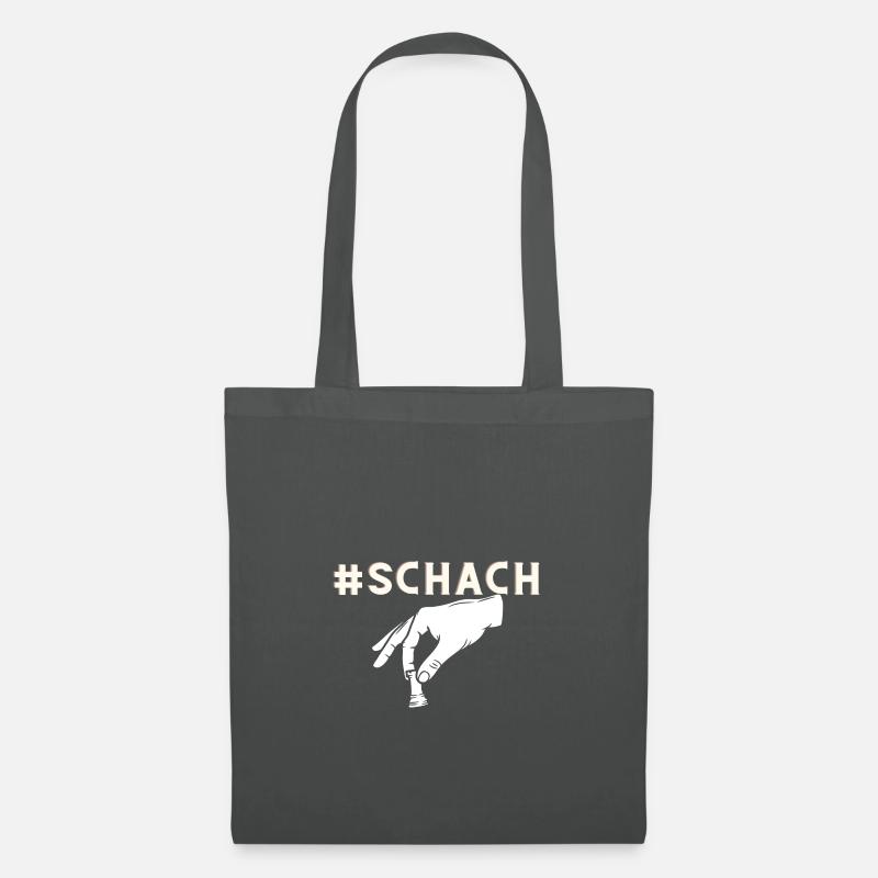 Schach - Stoffbeutel - Graphite