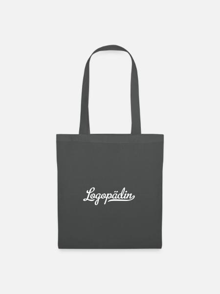 logopädin - Stoffbeutel - Graphite