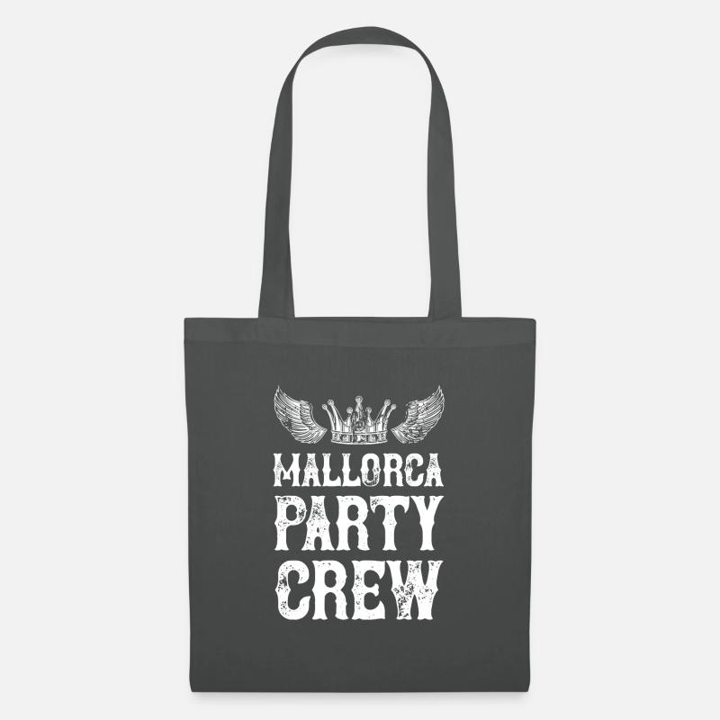 Mallorca Party Urlaub Crew - Stoffbeutel - Graphite