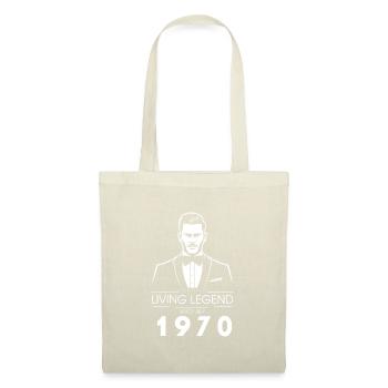 55th Birthday Living Legend (GENT) since 07/1970 - Tote Bag - nature - Front