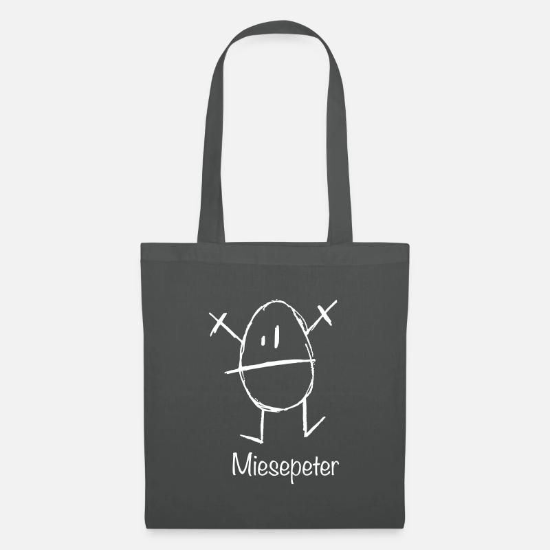 miesepeter - Stoffbeutel - Graphite