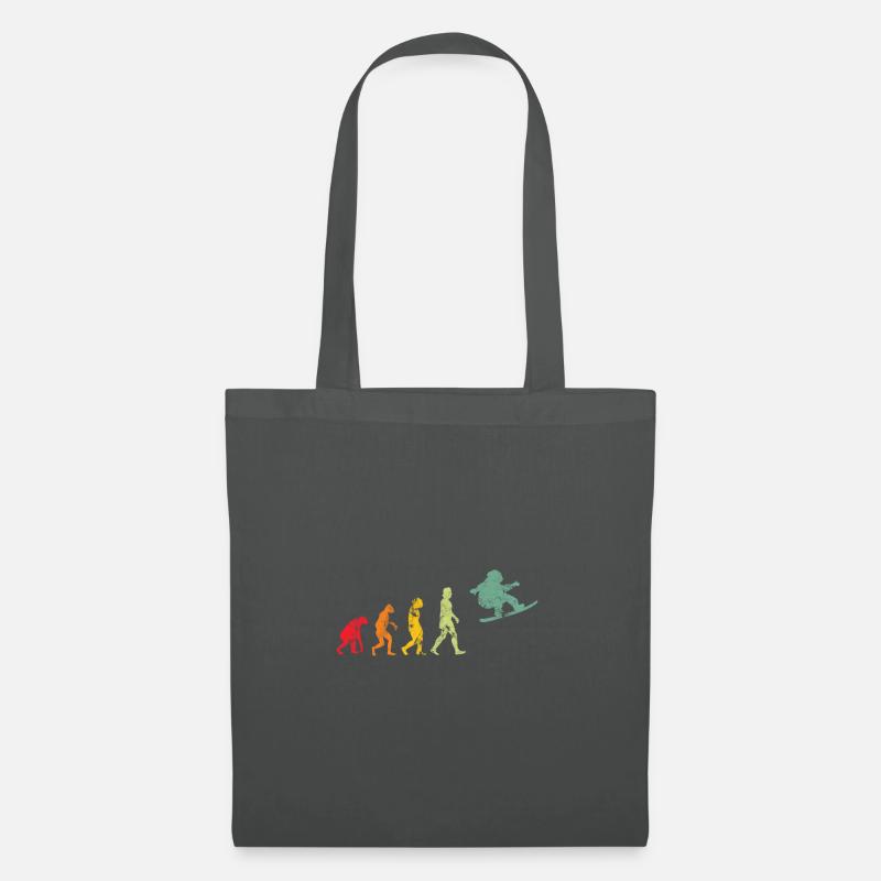 EVOLUTION SNOWBOARD - Tote Bag - graphite grey