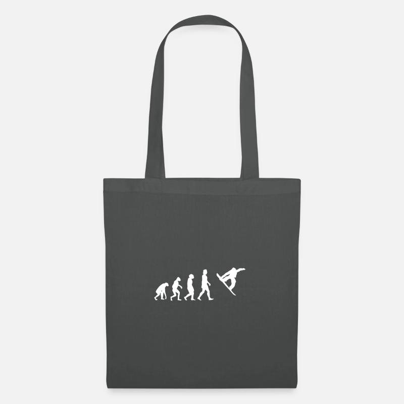 EVOLUTION SNOWBOARD - Tote Bag - graphite grey