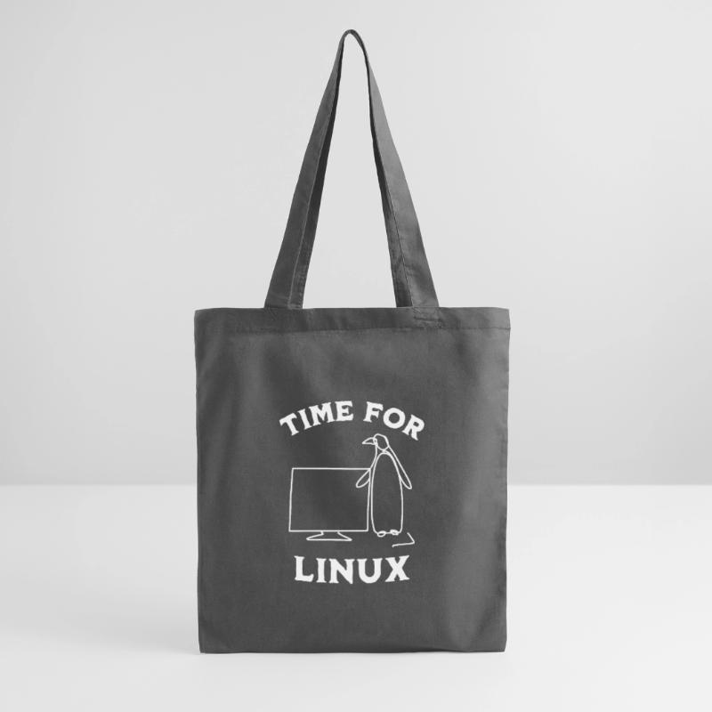 Time for Linux and Open Source Software Tote Bag