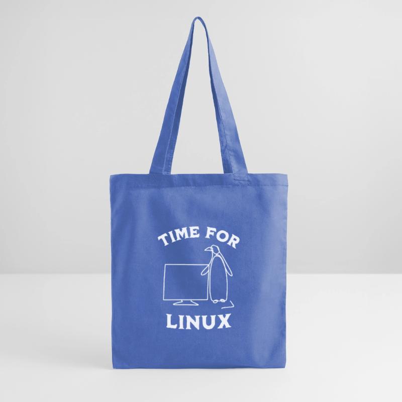 Time for Linux and Open Source Software Tote Bag