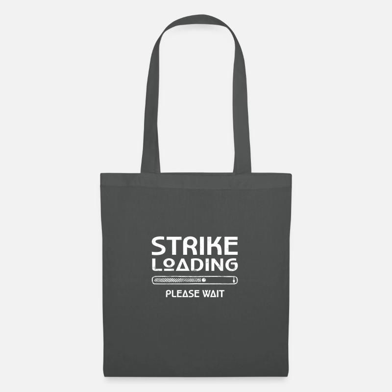 Funny Bowling Shirt - Strike Loading - Bowling - Tote Bag - graphite grey