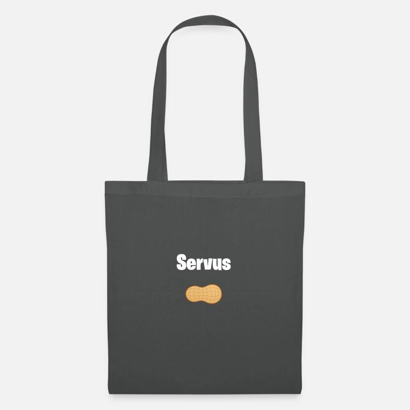 Servus Erdnuss - Stoffbeutel - Graphite