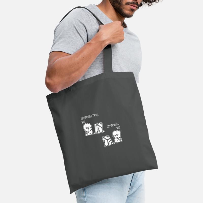 le code fonctionne pourquoi Programmer Computer Nerd Sac en tissu