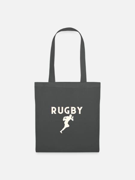 Rugby - Stoffbeutel - Graphite