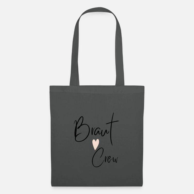 BRAUT crew - Stoffbeutel - Graphite