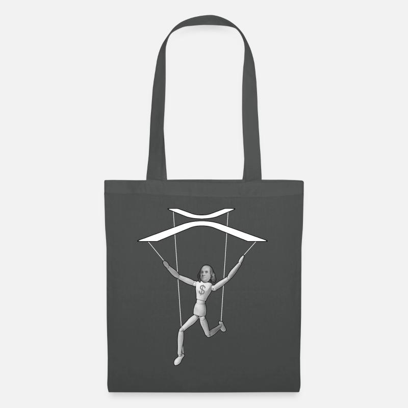 Ripple XRP Marionette - Stoffbeutel - Graphite