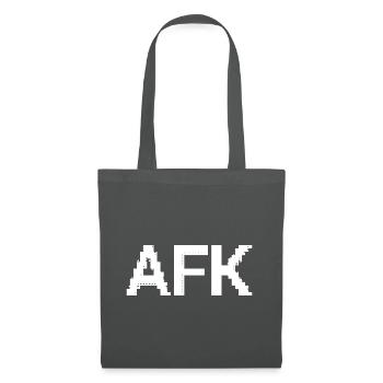 AFK, Gaming Quote, Gamer Life - Tote Bag - graphite grey - Front
