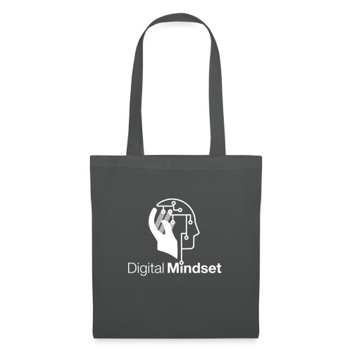 Digital Mindset Logo Weiß - Stoffbeutel