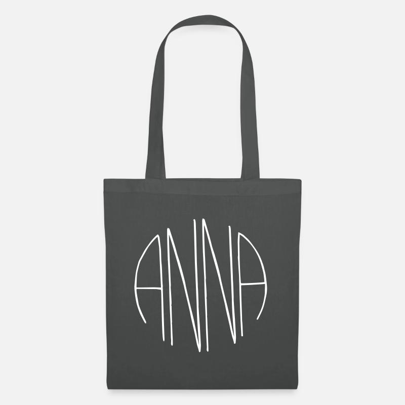 Anna Geschenk - Stoffbeutel - Graphite