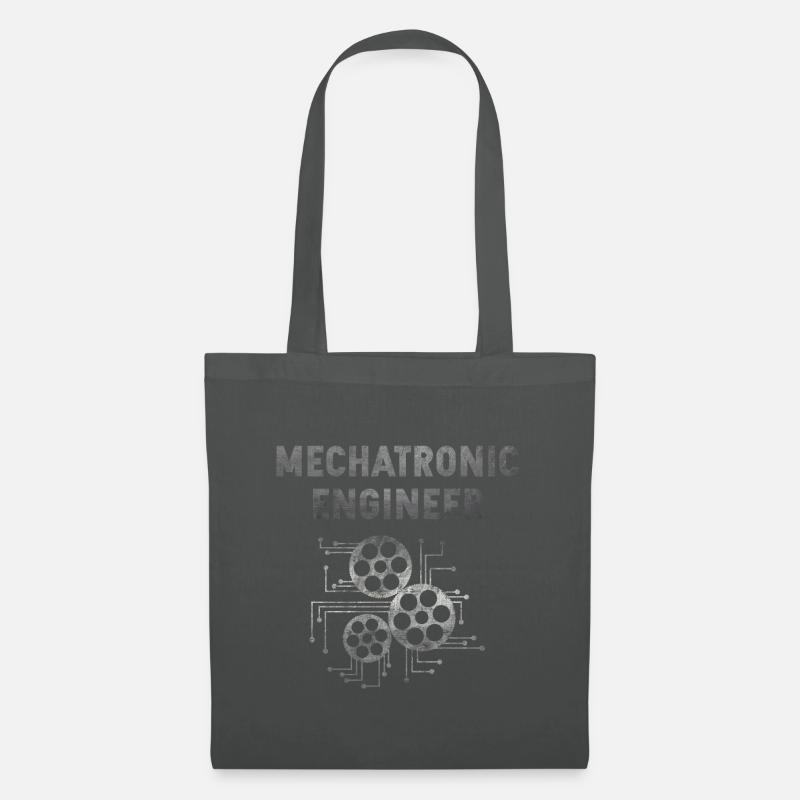 Mechatronik Ingenieur Geschenk - Stoffbeutel - Graphite