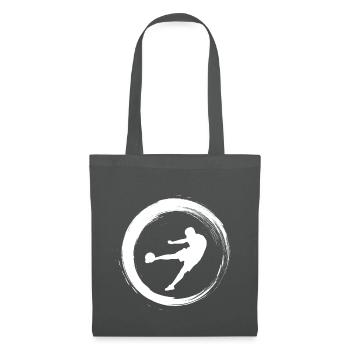 Sporty Hobby Leidenschaft Fussball - Stoffbeutel - Graphite - Vorne