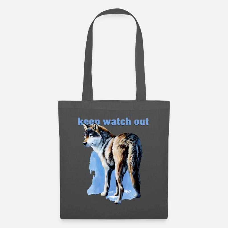 Wolfslick 2 - Tote Bag - graphite grey