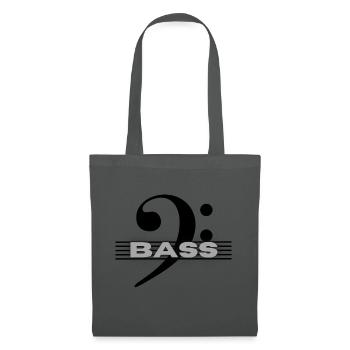 Basse - Sac en tissu - gris graphite - Devant