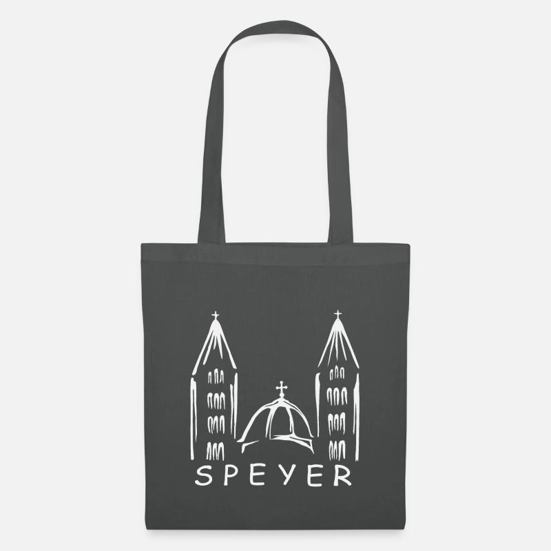 Speyer, Speyer Dom, Geschenk, Geschenkidee - Stoffbeutel - Graphite