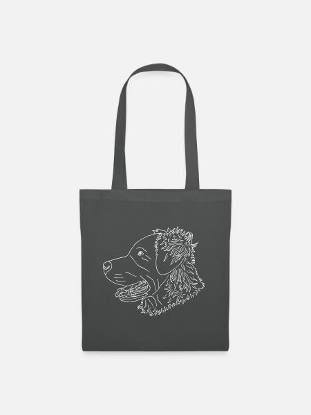 Golden Retriever - Stoffbeutel - Graphite