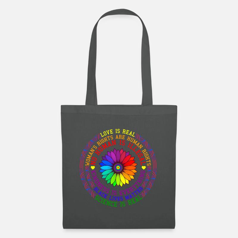 Science is real - Black Lives Matter Geschenk - Stoffbeutel - Graphite