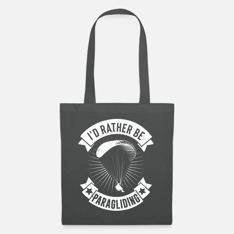 Paragliding Coole Sprüche Geschenk - Stoffbeutel - Graphite