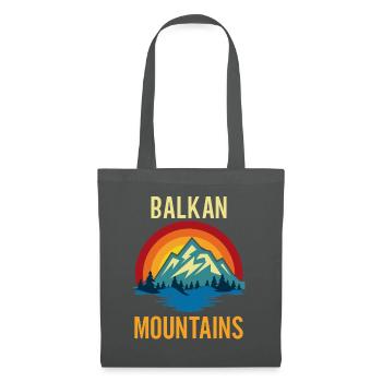 Balkan Mountains Sunset - Tote Bag - graphite grey - Front