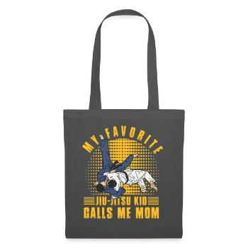 Mon Jiu-Jitsu Kid préféré m’appelle maman - Sac en tissu - gris graphite - Devant