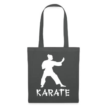 Karaté - Sac en tissu - gris graphite - Devant