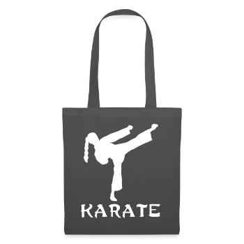Karate - Stoffbeutel - Graphite - Vorne