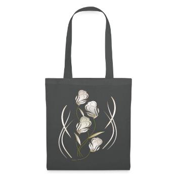 Rosen - Stoffbeutel - Graphite - Vorne