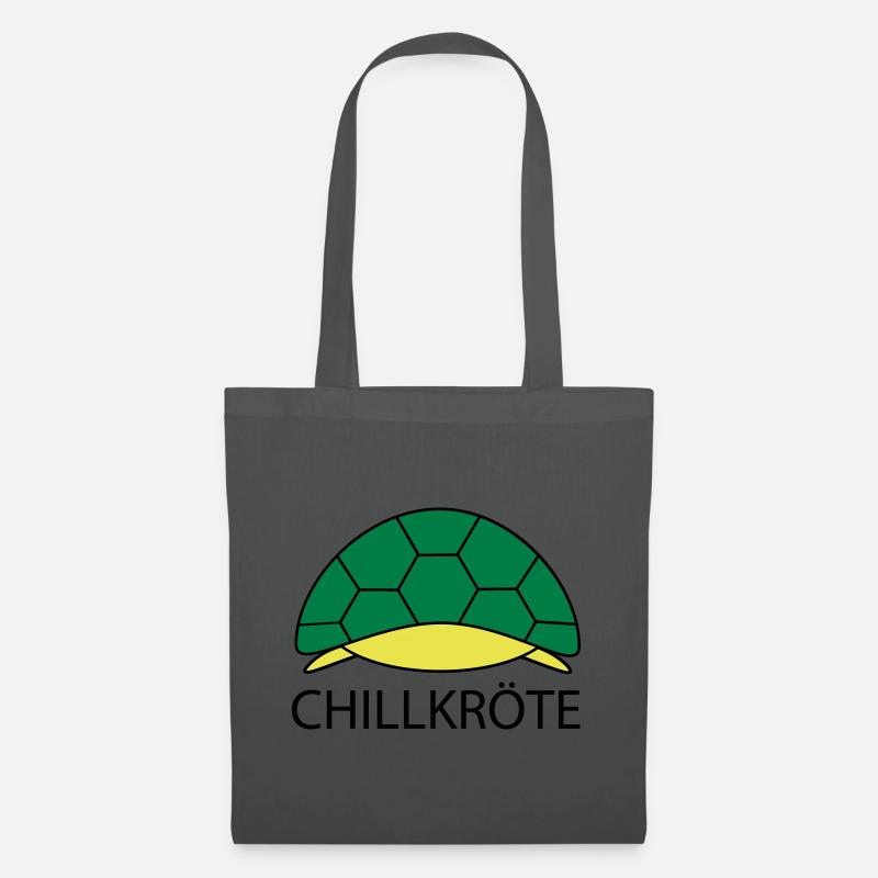 Schildkröte hängt ab - Stoffbeutel - Graphite
