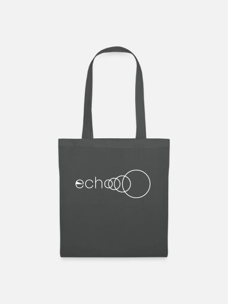 Weißes Echo-Logo - Stoffbeutel - Graphite
