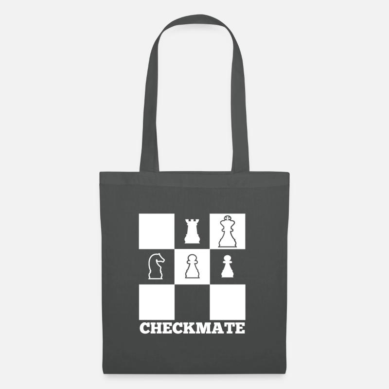 Checkmate! - Tote Bag - graphite grey