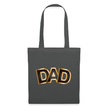 Papa est en or - Sac en tissu - gris graphite - Devant