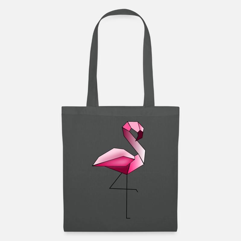Flamingo - Stoffbeutel - Graphite