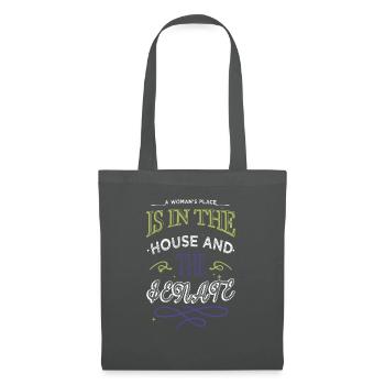 Funny Woodworking DadDesign Happy Fun Mason - Tote Bag - graphite grey - Front