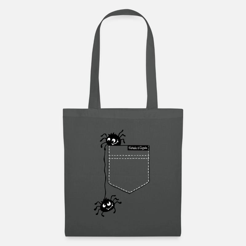 Spinnentierchen - Stoffbeutel - Graphite