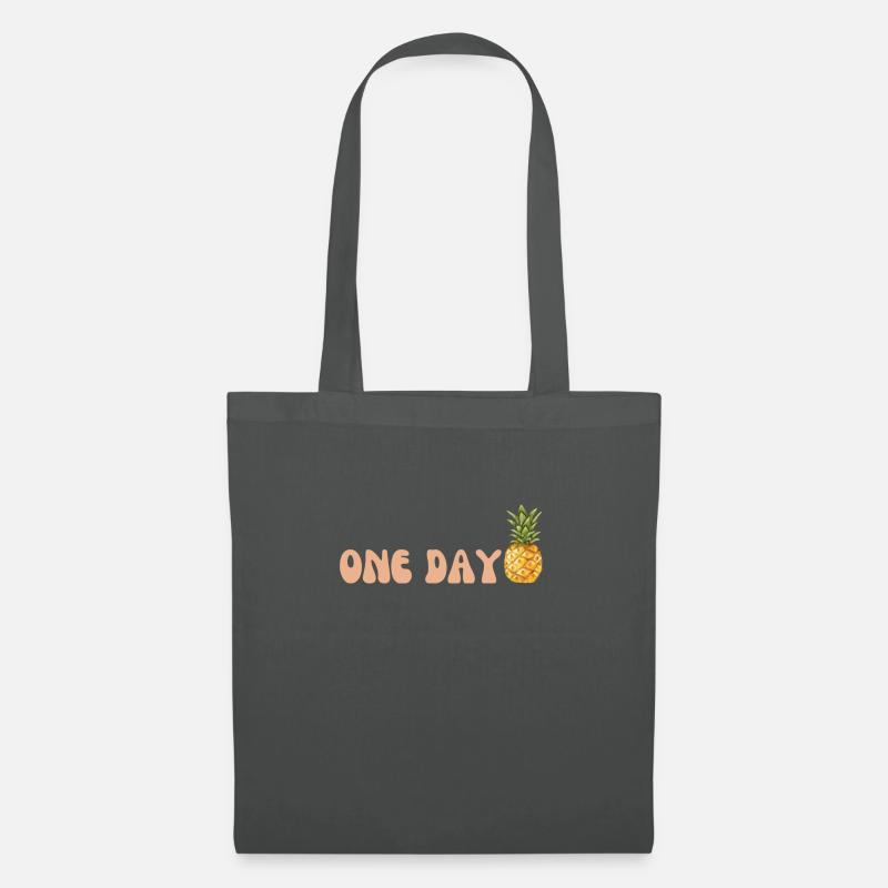 One day - Stoffbeutel - Graphite