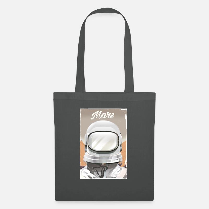 Mars Explorer Astronaut - Tote Bag - graphite grey