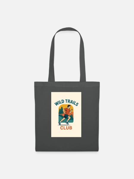 Wild Trails Club - Stoffbeutel - Graphite