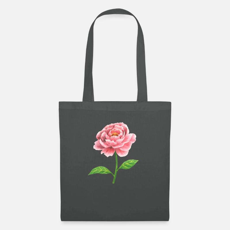 Rose - Stoffbeutel - Graphite