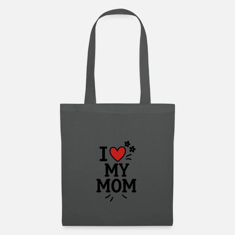 Ich liebe meine Mutter - Stoffbeutel - Graphite