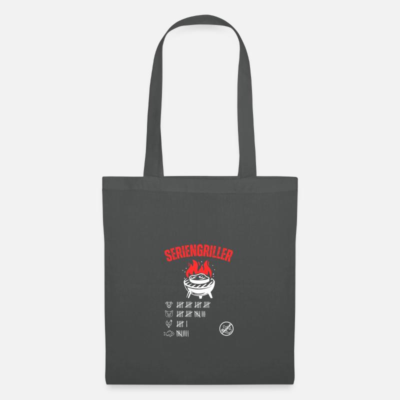 Grillchef - Entfache deine Leidenschaft - Stoffbeutel - Graphite