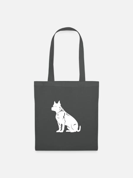 American Staffordshire Terrier Hund - Stoffbeutel - Graphite
