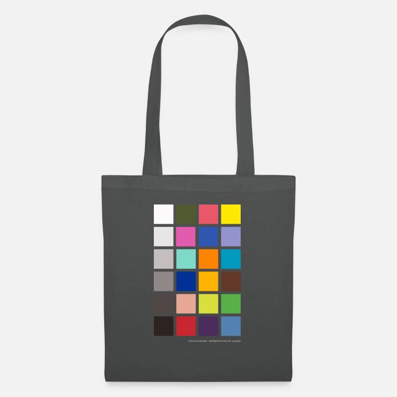 Colour Checker / Colour Reference / Grey Card - Tote Bag - graphite grey