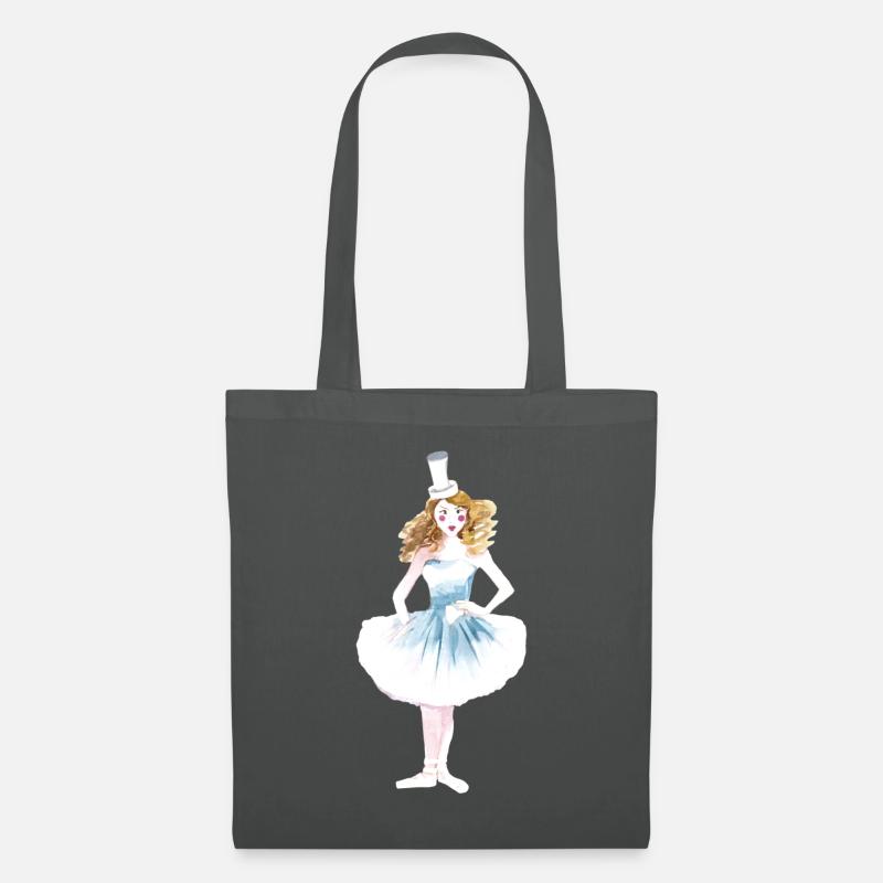 Circus clown dancer - Tote Bag - graphite grey