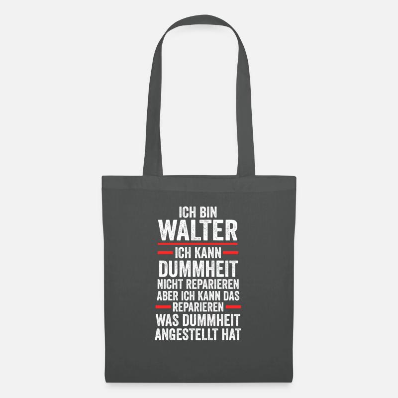 Walter - Stoffbeutel - Graphite