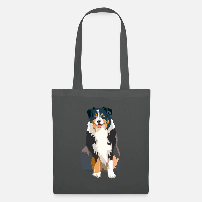 Australian Shepherd - Tote Bag - graphite grey